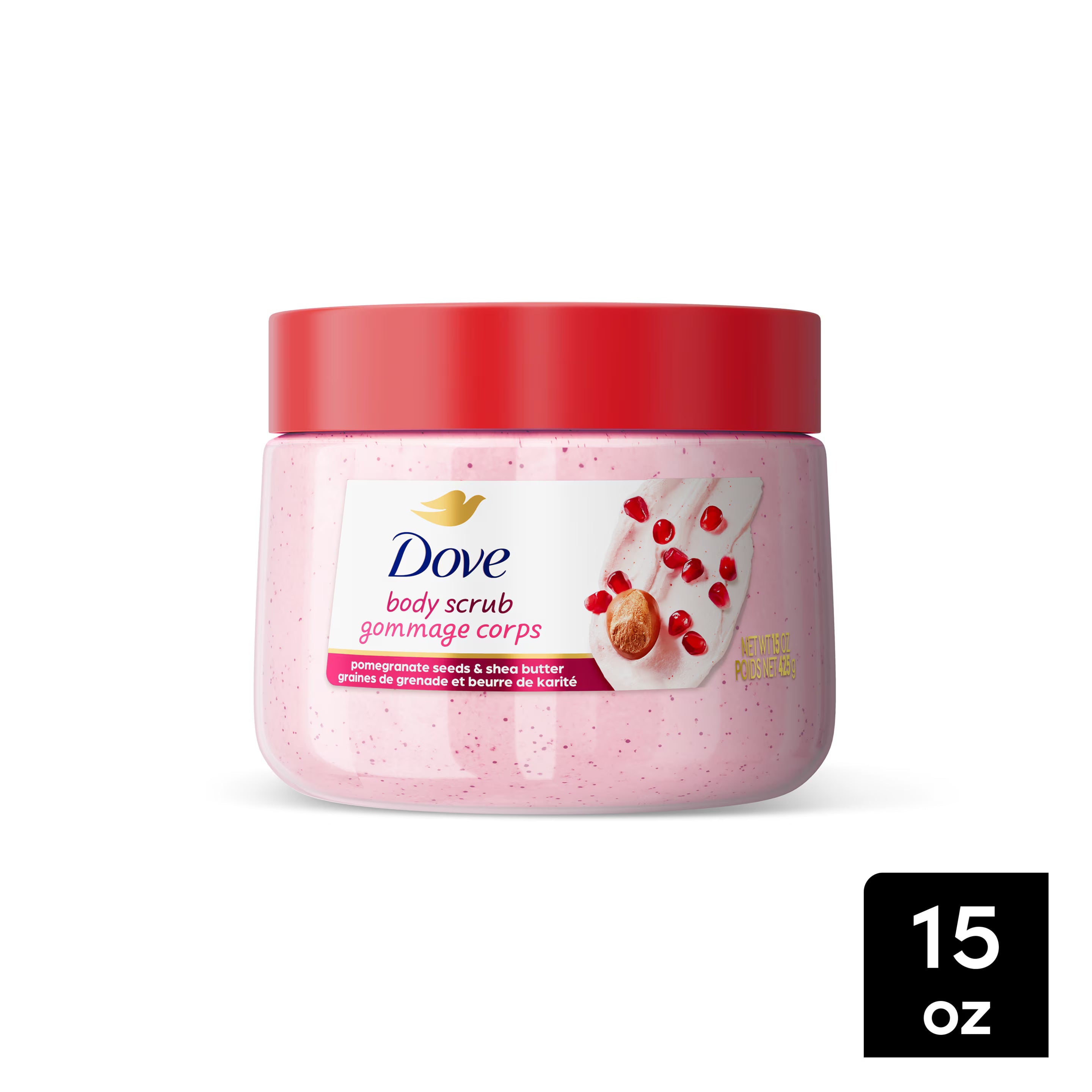 dove POMEGRANATE & SHEA BUTTER Scrub