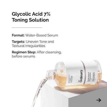 The Ordinary- Glycolic Acid 2% Toning Solution