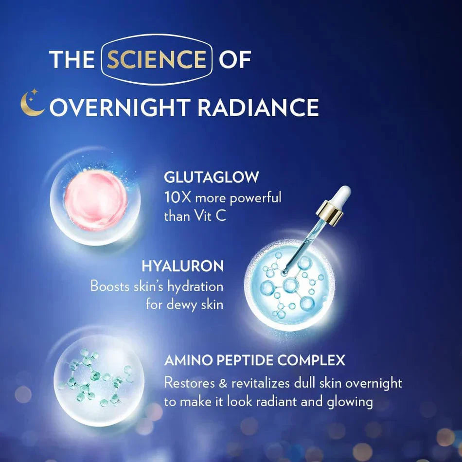 Vaseline Gluta-Hya Overnight Radiance, Serum-In-Lotion