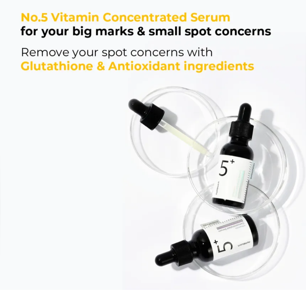 Numbuzin- No.5 Vitamin Concentrated Serum (Dark Spot Remover)