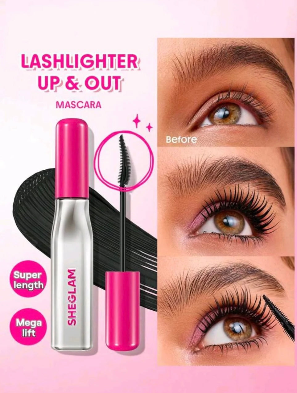SHEGLAM - LASHLIGHTER UP & OUT MASCARA