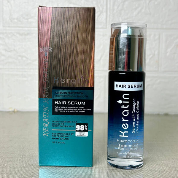 Keratin Moisturizing & Smoothing Hair Serum with Morocco Oil β 80ml