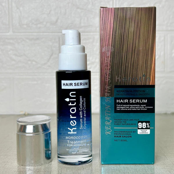 Keratin Moisturizing & Smoothing Hair Serum with Morocco Oil β 80ml