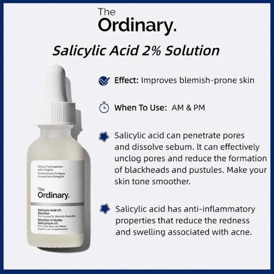 The Ordinary - Salicylic Acid 2% Acne Serum