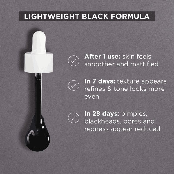 Garnier Skin Active AHA+BHA Charcoal Anti-Blemish Serum 30ml