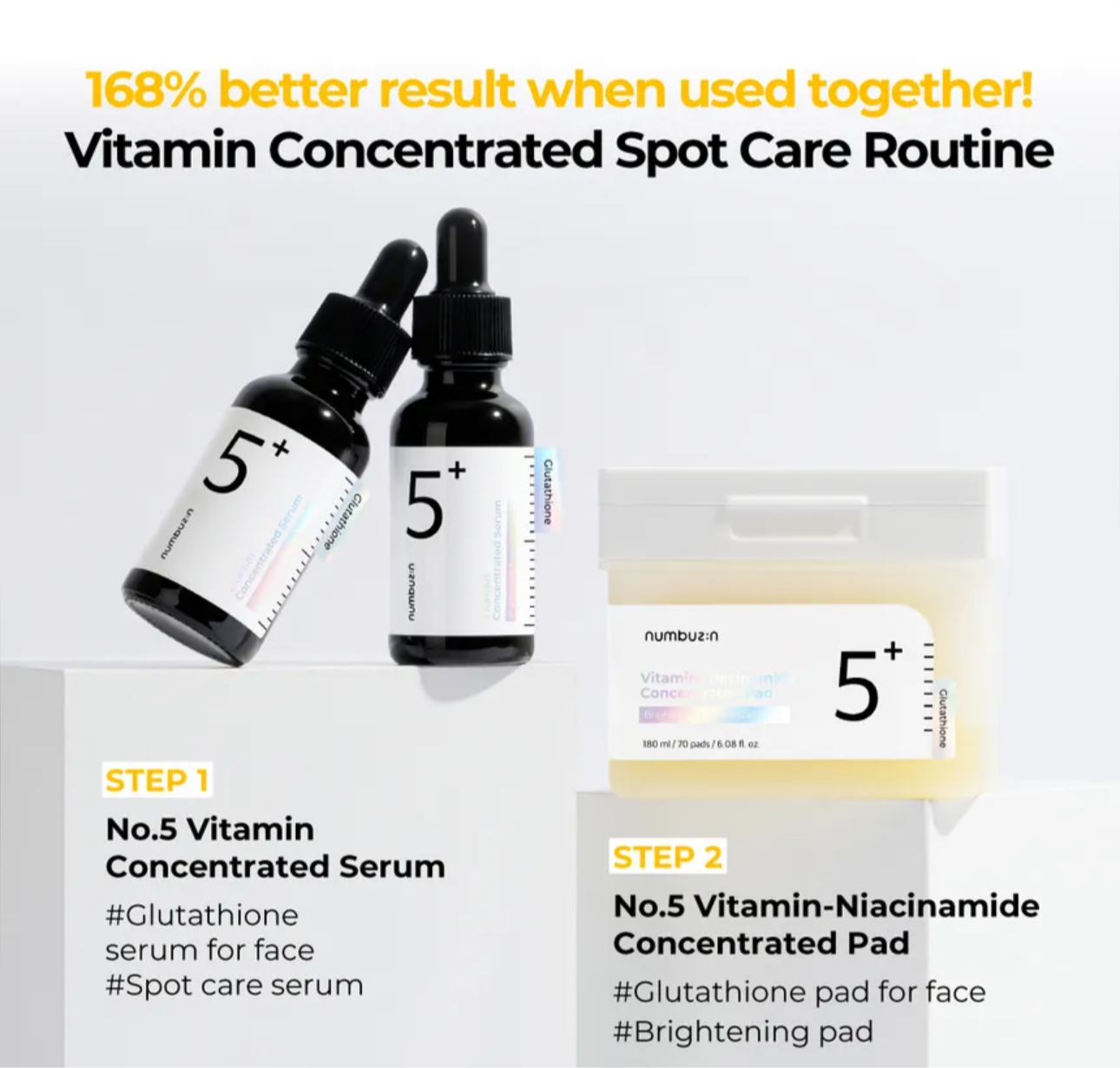 Numbuzin- No.5 Vitamin Concentrated Serum (Dark Spot Remover)