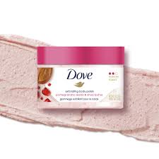 Dove Pomegranate Seeds & Shea Butter Exfoliating Body Polish Moisturizing Cream
